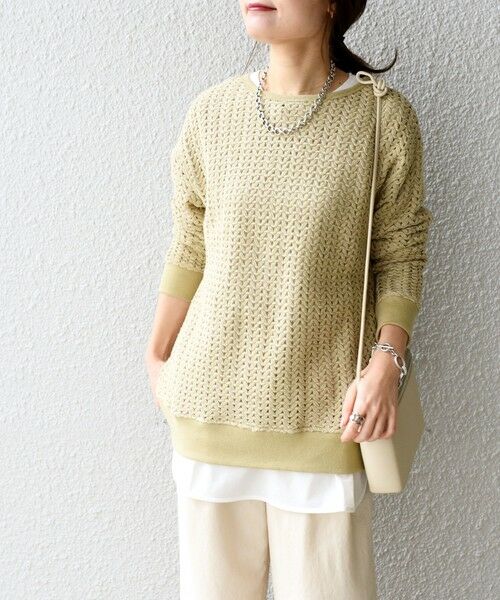 SHIPS / シップス カットソー | メッシュビッグプルオーバー | 詳細24