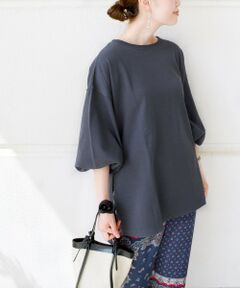 SHIPS / シップス カットソー | ボリュームスリーブ ビック裏毛プルオーバー