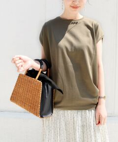 SHIPS / シップス カットソー | Nell:フレンチスリーブオーバーサイズカットソー