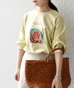 SHIPS / シップス カットソー | ボリュームスリーブプリントTEE