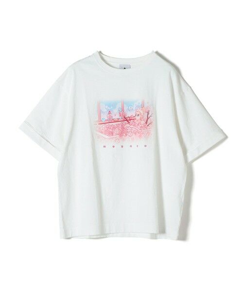 SHIPS for women / シップスウィメン Tシャツ | meyocoプリントビッグTEE◇ | 詳細1