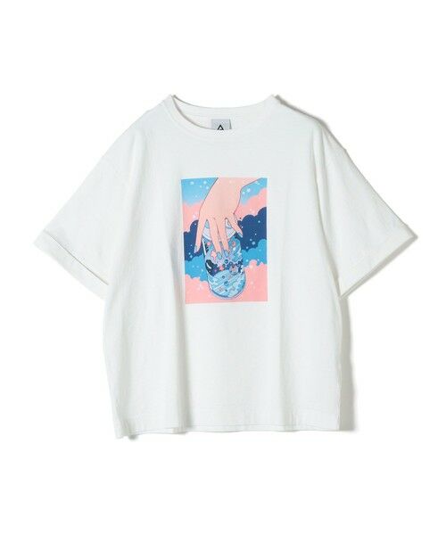 SHIPS for women / シップスウィメン Tシャツ | meyocoプリントビッグTEE◇ | 詳細13