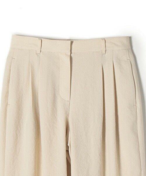 SHIPS / シップス その他パンツ | ホワイトリネンライクストレートパンツ | 詳細2