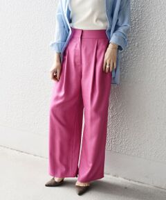 SHIPS / シップス その他パンツ | リネンライクスラブタックパンツ◇