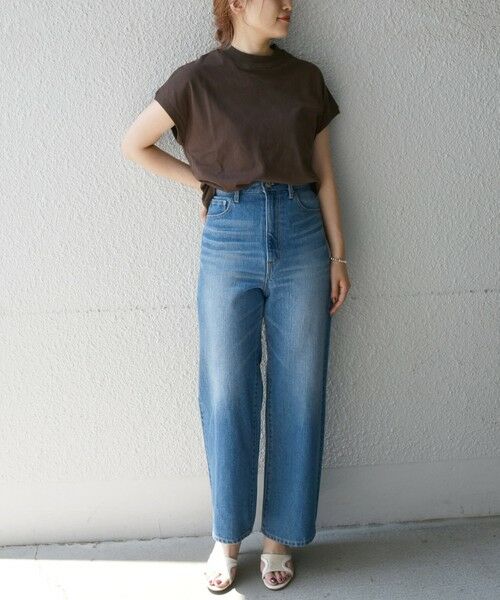 SHIPS for women / シップスウィメン カットソー | SHIPS any: USAコットン モックネックTEE2〈抗菌防臭〉 | 詳細25