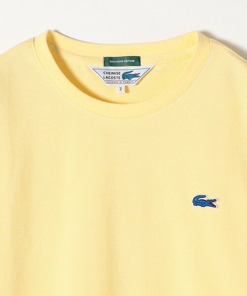 SHIPS for women / シップスウィメン カットソー | 【SHIPS any別注】LACOSTE: PIQUE クルーネック Tシャツ | 詳細10