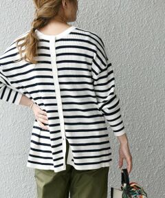 SHIPS / シップス ニット・セーター | SHIPS any: バックボタンプルオーバー