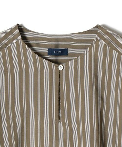 SHIPS / シップス シャツ・ブラウス | ストライプバックボタンスリットブラウス | 詳細2
