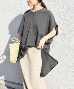 SHIPS / シップス カットソー | コットンクレープチュニック