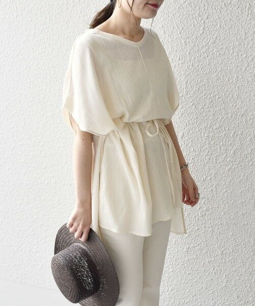 SHIPS / シップス カットソー | コットンクレープチュニック | 詳細3