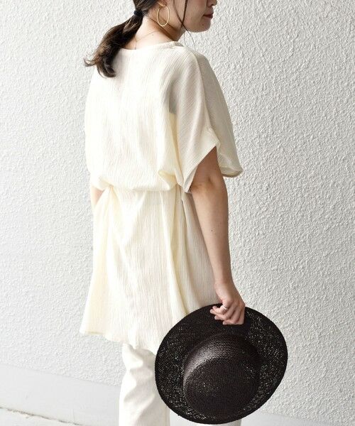 SHIPS / シップス カットソー | コットンクレープチュニック | 詳細5