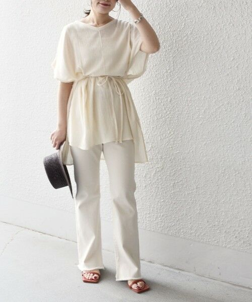 SHIPS / シップス カットソー | コットンクレープチュニック | 詳細7