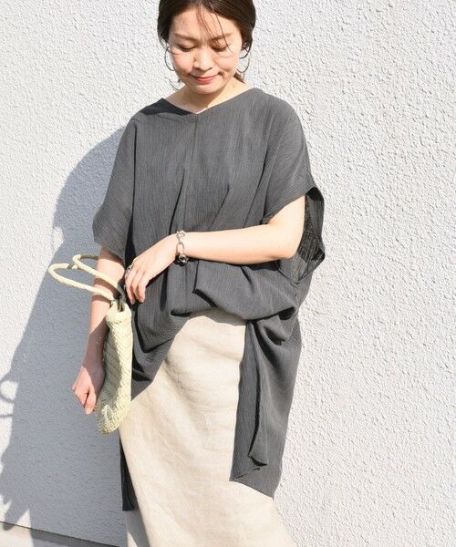 SHIPS / シップス カットソー | コットンクレープチュニック | 詳細19