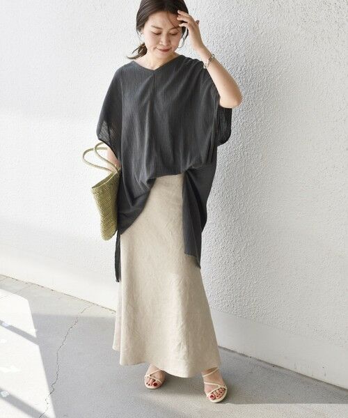 SHIPS / シップス カットソー | コットンクレープチュニック | 詳細20