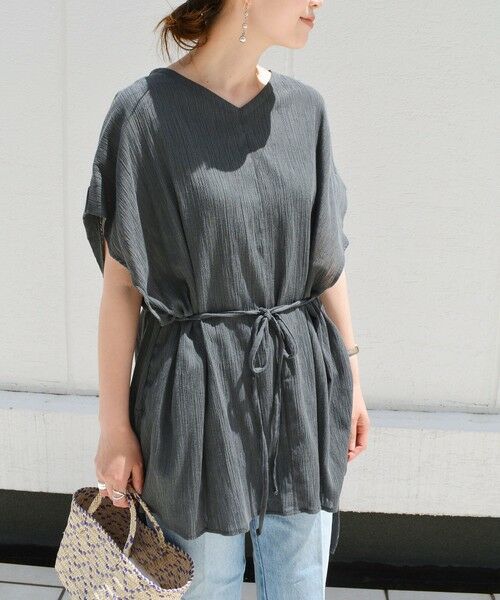 SHIPS / シップス カットソー | コットンクレープチュニック | 詳細21