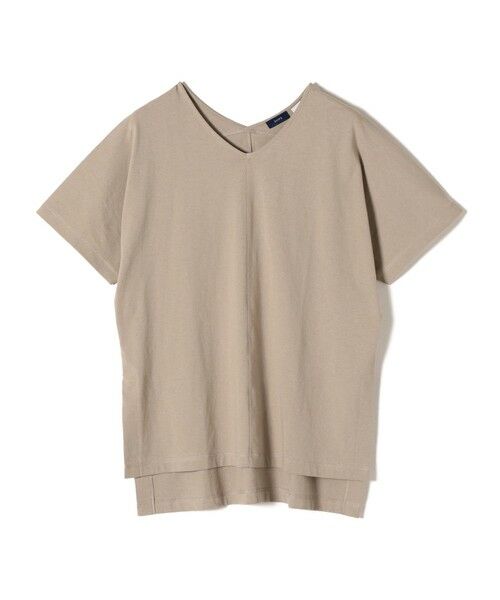 SHIPS for women / シップスウィメン カットソー | 【WEB限定】〈UVカット〉USAコットンルーズVネックTEE◇ | 詳細24