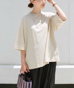 SHIPS / シップス カットソー | Primary Navy Label:コットンクルーネックプルオーバー