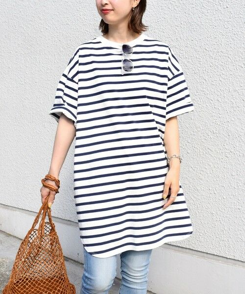 SHIPS for women / シップスウィメン カットソー | 【WEB限定】ルーズシルエットボーダーTEE◇ | 詳細20