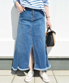 SHIPS / シップス デニムスカート | BALMYDAYS:デニムフレアスカート