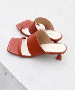 SHIPS / シップス サンダル | スクエアヒールサンダル◇