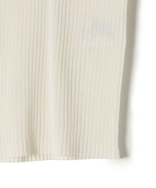 SHIPS / シップス ニット・セーター | コットンシルク ヘンリーネックリブトップス | 詳細4