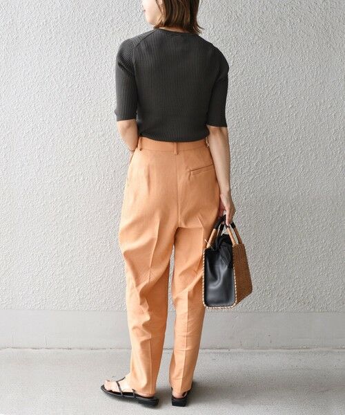 SHIPS / シップス ニット・セーター | コットンシルク ヘンリーネックリブトップス | 詳細18