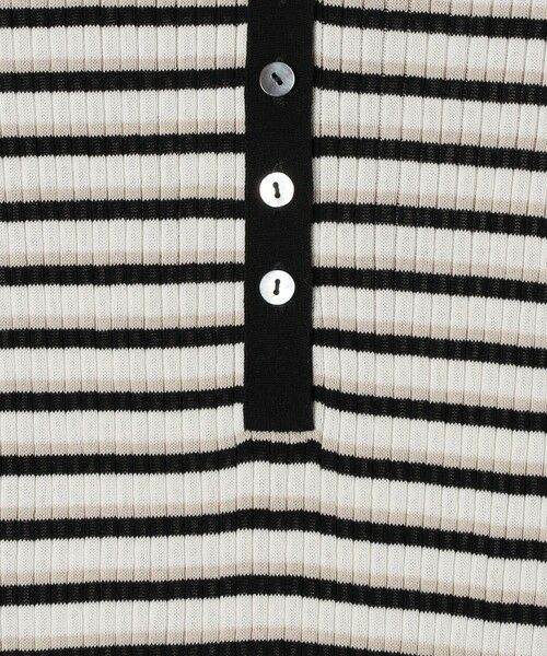 SHIPS / シップス ニット・セーター | コットンシルク ヘンリーネックリブトップス | 詳細20