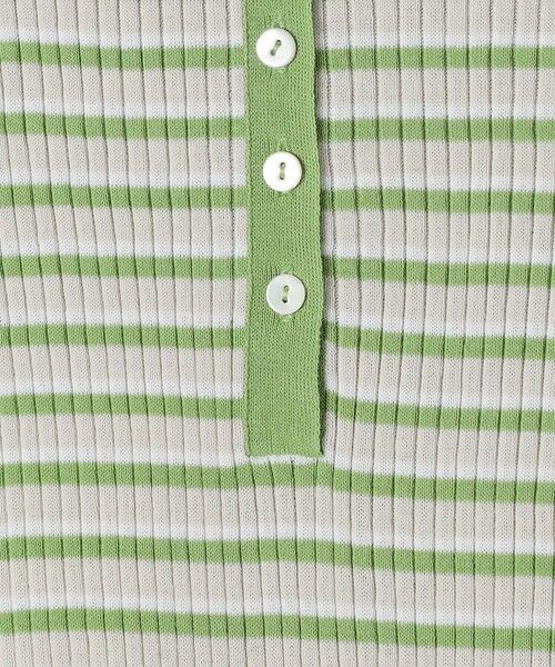 SHIPS / シップス ニット・セーター | コットンシルク ヘンリーネックリブトップス | 詳細24