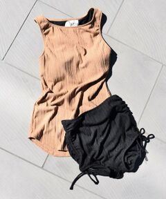 Wai+:ランダムリブタンクSWIM WEAR◇