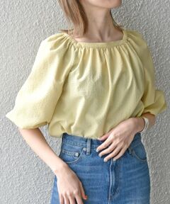 SHIPS / シップス シャツ・ブラウス | SHIPS any: サッカー バルーン　ボリュームスリーブ ブラウス〈ウォッシャブル〉