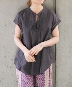 SHIPS / シップス シャツ・ブラウス | SHIPS any: エンブロイダリー ヨーク ブラウス 〈ウォッシャブル〉