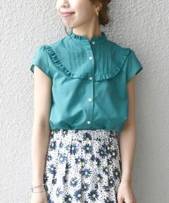 SHIPS / シップス シャツ・ブラウス | SHIPS any:フリルカラー フレンチスリーブ ブラウス〈ウォッシャブル〉