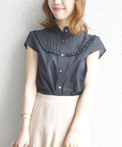 SHIPS / シップス シャツ・ブラウス | SHIPS any:フリルカラー フレンチスリーブ ブラウス〈ウォッシャブル〉
