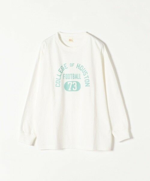 SHIPS for women / シップスウィメン Tシャツ | 【SHIPS any別注】THE KNiTS: カレッジ ロングスリーブ TEE | 詳細1