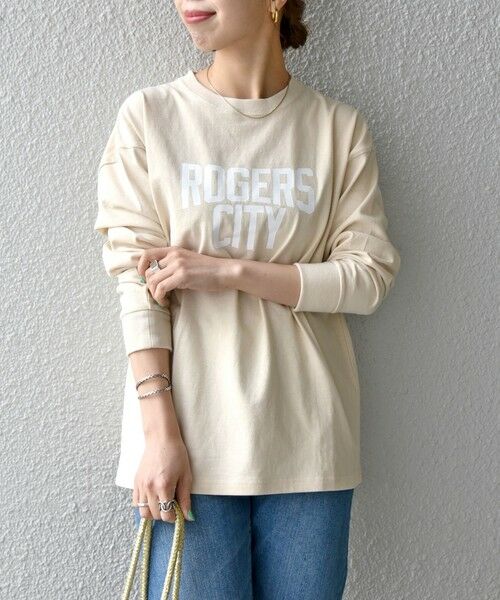 SHIPS for women / シップスウィメン Tシャツ | 【SHIPS any別注】THE KNiTS: カレッジ ロングスリーブ TEE | 詳細13