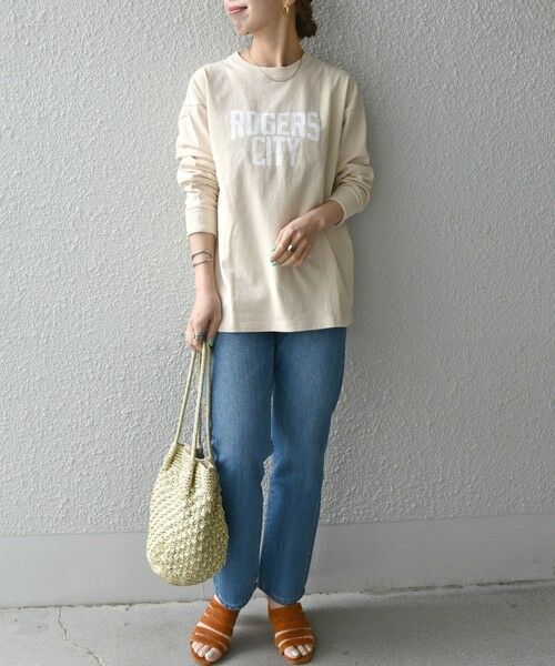 SHIPS for women / シップスウィメン Tシャツ | 【SHIPS any別注】THE KNiTS: カレッジ ロングスリーブ TEE | 詳細16
