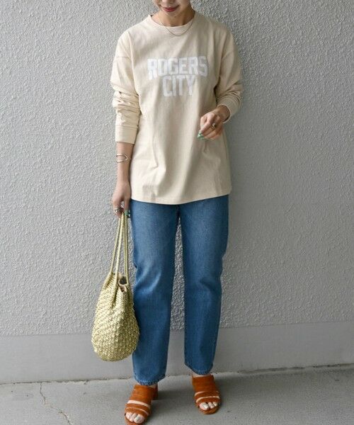 SHIPS for women / シップスウィメン Tシャツ | 【SHIPS any別注】THE KNiTS: カレッジ ロングスリーブ TEE | 詳細17