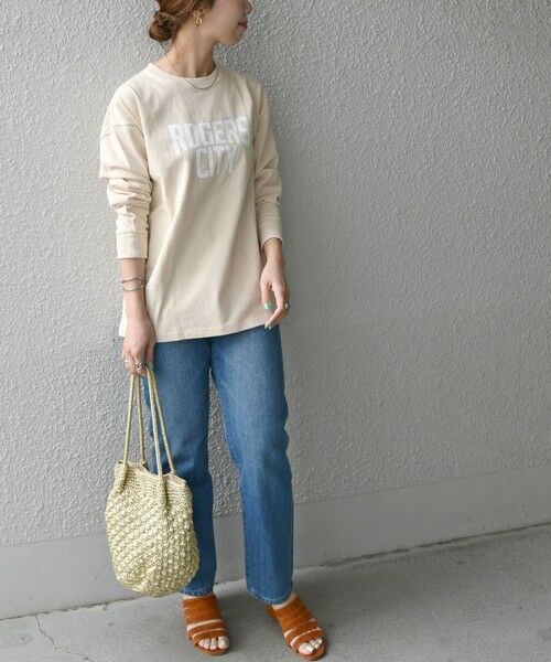 SHIPS for women / シップスウィメン Tシャツ | 【SHIPS any別注】THE KNiTS: カレッジ ロングスリーブ TEE | 詳細18