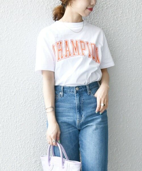 SHIPS for women / シップスウィメン Tシャツ | Champion:CHAMPION ロゴ ショートスリーブTシャツ | 詳細5