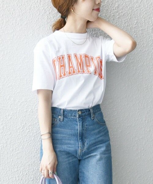 SHIPS for women / シップスウィメン Tシャツ | Champion:CHAMPION ロゴ ショートスリーブTシャツ | 詳細6