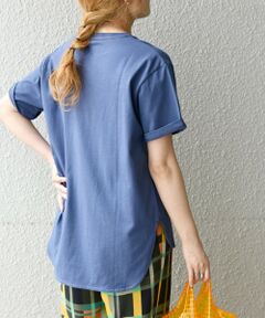 SHIPS any: ラウンドヘム ハーフスリーブ TEE2〈吸水速乾〉