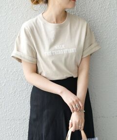 【SHIPS any別注】THE KNiTS: カレッジ ショートスリーブ TEE