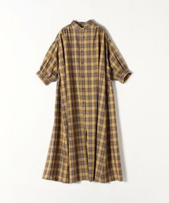 PENDLETON:バンドカラーシャツワンピース