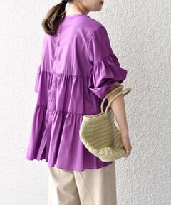 SHIPS / シップス シャツ・ブラウス | ティアードバックボタンブラウス