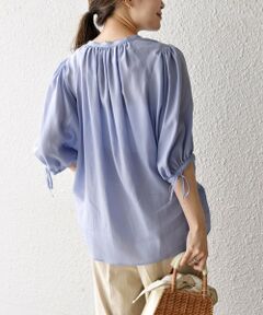 SHIPS / シップス シャツ・ブラウス | リボンカフスリーブブラウス