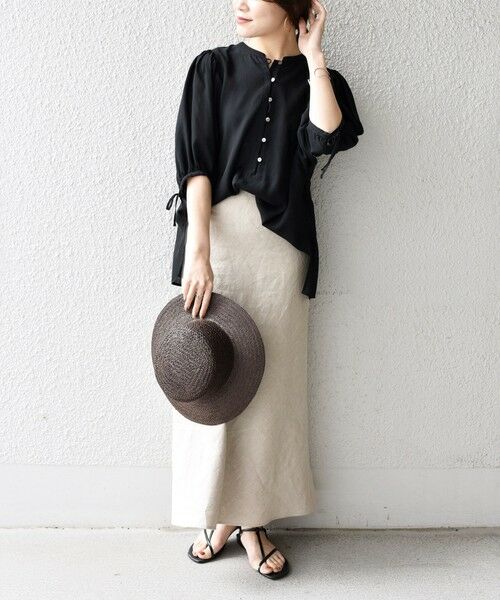 SHIPS / シップス シャツ・ブラウス | リボンカフスリーブブラウス | 詳細12