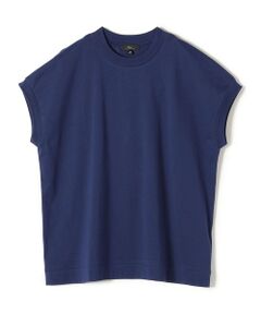 SHIPS / シップス カットソー | PrimaryNavyLabel:スビンコットン フレンチスリーブプルオーバー