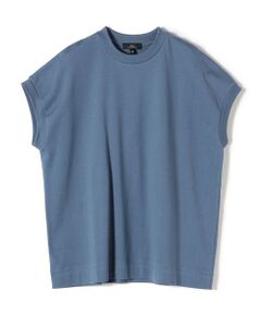 SHIPS / シップス カットソー | PrimaryNavyLabel:スビンコットン フレンチスリーブプルオーバー