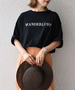 SHIPS / シップス カットソー | ロールアップロゴプリントTEE◇