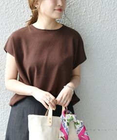 SHIPS / シップス ニット・セーター | SHIPS any: ボートネック フレンチスリーブ ニットプルオーバー